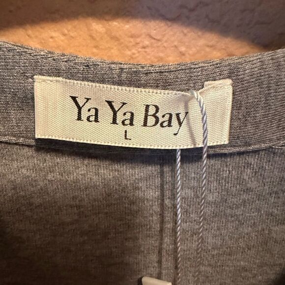 YaYa Bay Women's Long Sleeve Roll-Up Sleeve Zip Up Casual Shirt Blouse Tops - Picture 9 of 12